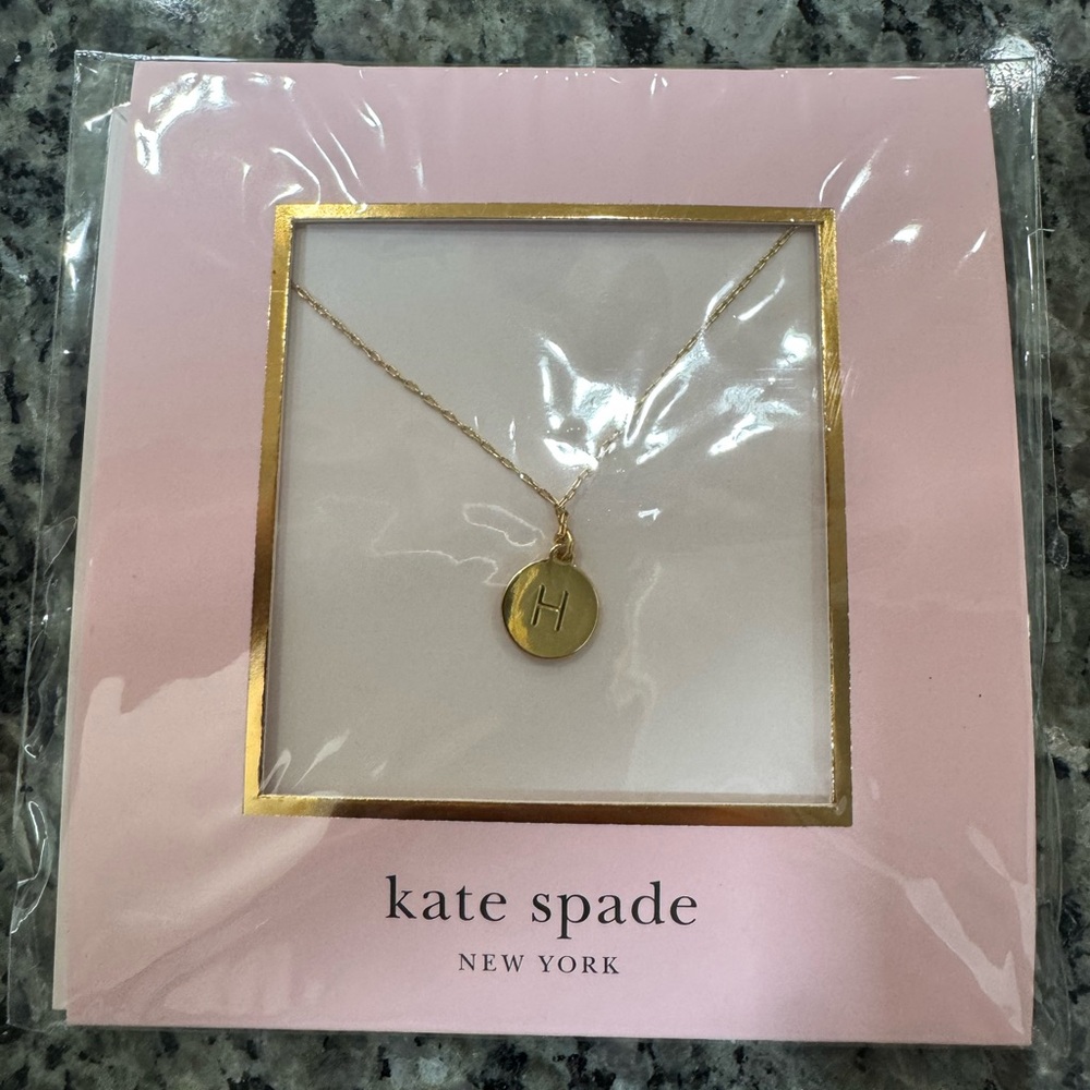 Kate Spade Gold Pendant Necklace - H